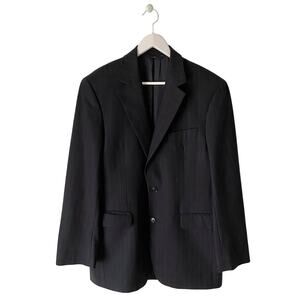 Brooks Brothers Navy Pinstripe Wool Jacket